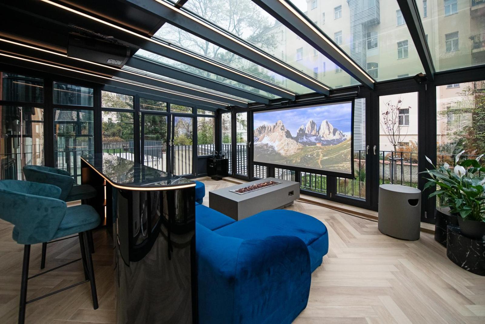 Designovy Heaven S Krbem A Saunou Na Prazskych Vinohradech